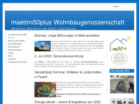 maettmi50plus.ch Webseite Vorschau