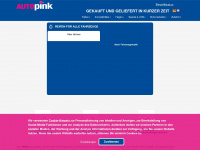 autopink-shop.ch Webseite Vorschau