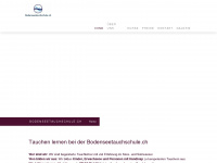 bodenseetauchschule.ch Webseite Vorschau