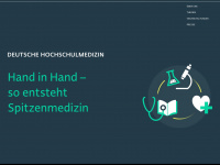 deutsche-hochschulmedizin.de Webseite Vorschau