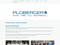 ploberger-stahl.at Webseite Vorschau