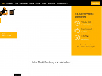 kultur-markt-bernburg.de Webseite Vorschau