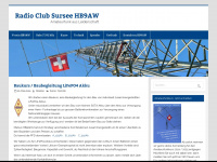 hb9aw.ch Webseite Vorschau