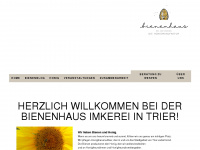 bienenhaus-imkerei.de Webseite Vorschau