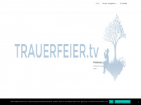 trauerfeier.tv Webseite Vorschau