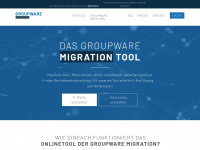 groupware-migration.io Webseite Vorschau