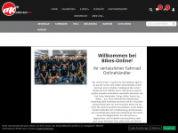 bikes-online.at Webseite Vorschau