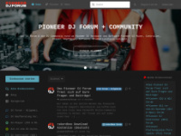 pioneerdj-forum.de Webseite Vorschau