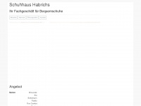 schuhhaus-habrichs.de Webseite Vorschau