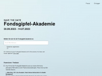 fondsgipfel-akademie.de Webseite Vorschau