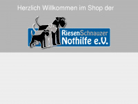 riesenschnauzernothilfe-shop.de Webseite Vorschau