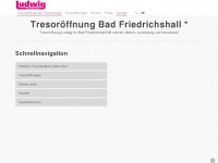 tresoroeffnungen-bad-friedrichshall.de Webseite Vorschau