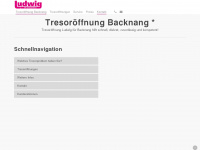 tresoroeffnungen-backnang.de Webseite Vorschau