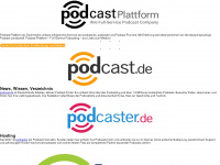 podcastplattform.de Webseite Vorschau