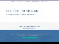 studienplatzklage-recht.de Webseite Vorschau