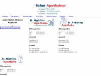 rehm-apotheken.de Webseite Vorschau