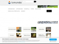 lumunda.de Webseite Vorschau