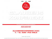 glaubenskonferenz.at Webseite Vorschau