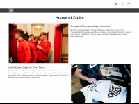 houseofclubs.ch Webseite Vorschau