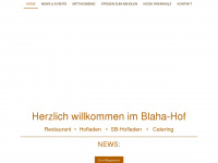 blahahof.at Webseite Vorschau