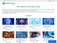medicalpressopenaccess.com Webseite Vorschau