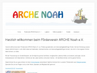 verein-arche-noah.de Webseite Vorschau