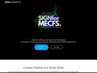 signformecfs.de Webseite Vorschau