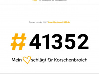 hashtag41352.de Webseite Vorschau