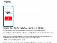 nora-notruf.de Webseite Vorschau