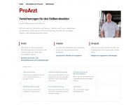 proarzt.com Webseite Vorschau