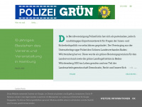 polizei-gruen.de Webseite Vorschau