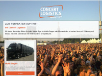 concert-logistics.com Webseite Vorschau
