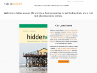 hiddeneurope.eu Webseite Vorschau