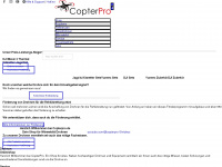 copterpro.de Webseite Vorschau