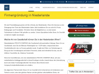 firmengruendung-niederlande.com Thumbnail