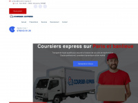coursier-express.fr Webseite Vorschau