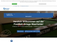 poolball-maarheide.de Webseite Vorschau