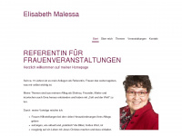 elisabeth-malessa.de Webseite Vorschau