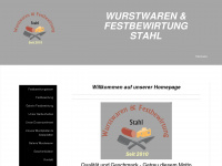 wurstwaren-festbewirtung-stahl.de Webseite Vorschau