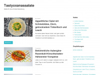 tastyoxanassalate.de Webseite Vorschau