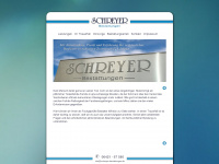 schreyer-bestattungen.de Webseite Vorschau
