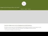 waldgemeinschaft-rehberge.de Webseite Vorschau