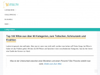 witze.tv Webseite Vorschau
