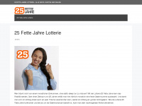 25fettejahre.info Webseite Vorschau