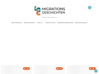 migrations-geschichten.de Webseite Vorschau