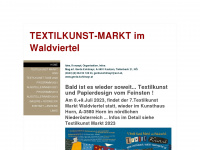 textilkunst-markt-waldviertel.at Webseite Vorschau