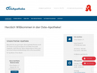 oste-apotheke.de Webseite Vorschau