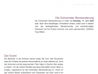suhrentaler-bierwanderung.ch Webseite Vorschau