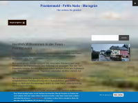 fewo-frankenwald.eu Webseite Vorschau