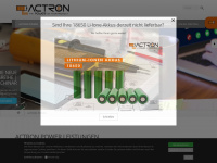 actron-power.com Webseite Vorschau